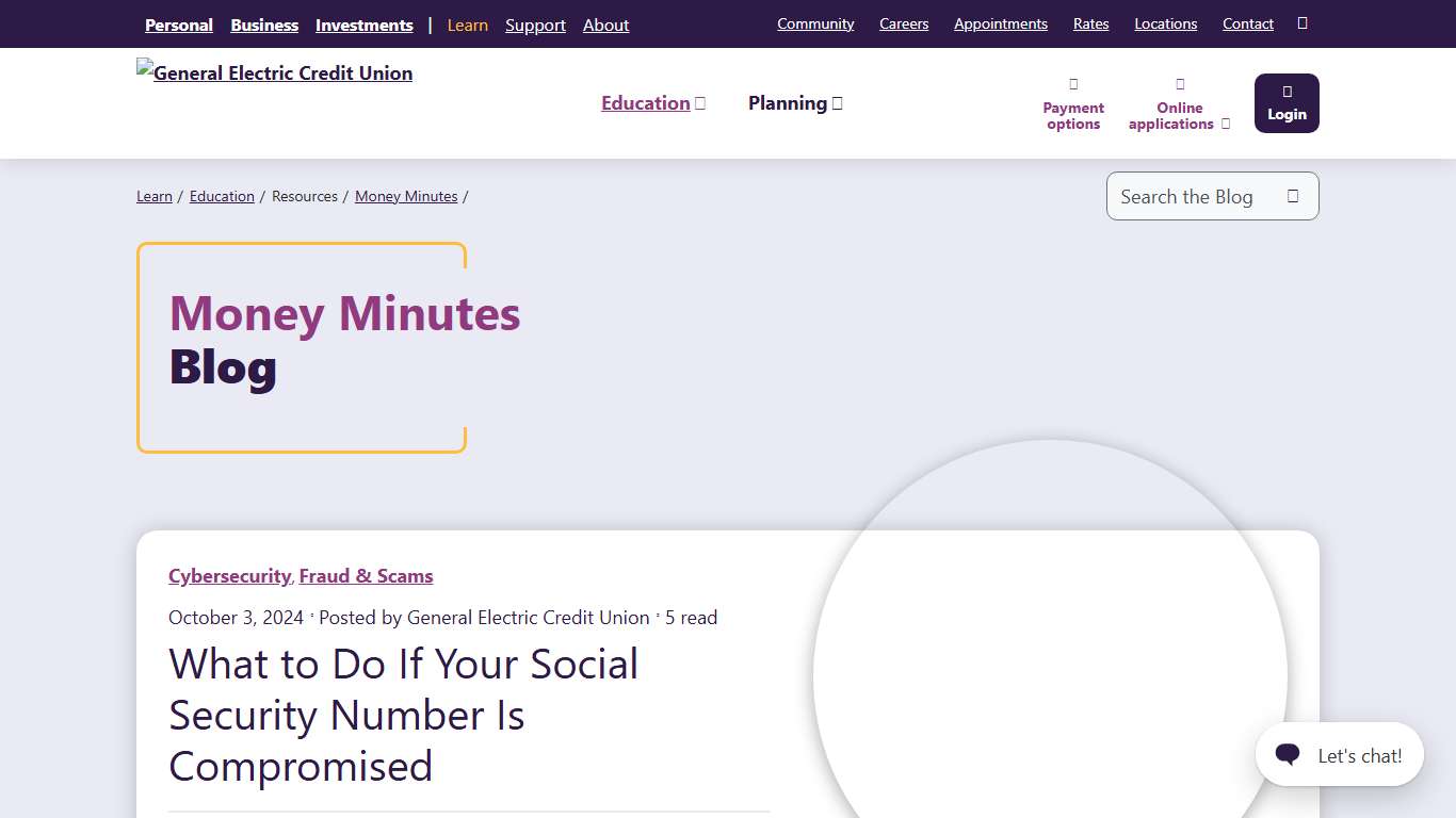 Steps If Your Social Security Number Is Compromised General Electric Credit Union